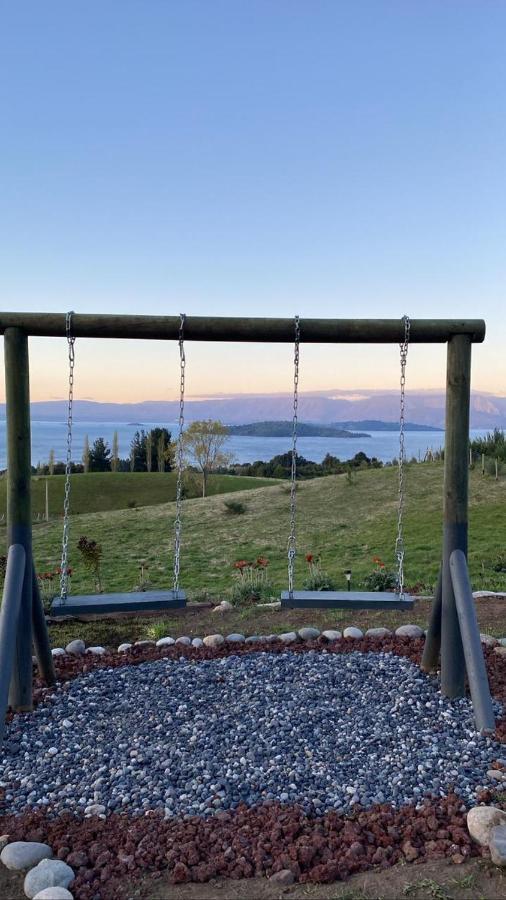 Cabanas Las Terrazas De Iculpe Lago Ranco Bagian luar foto